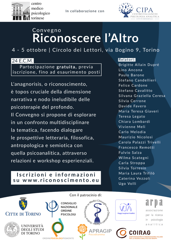 locandina convegno riconoscere l'altro 2019